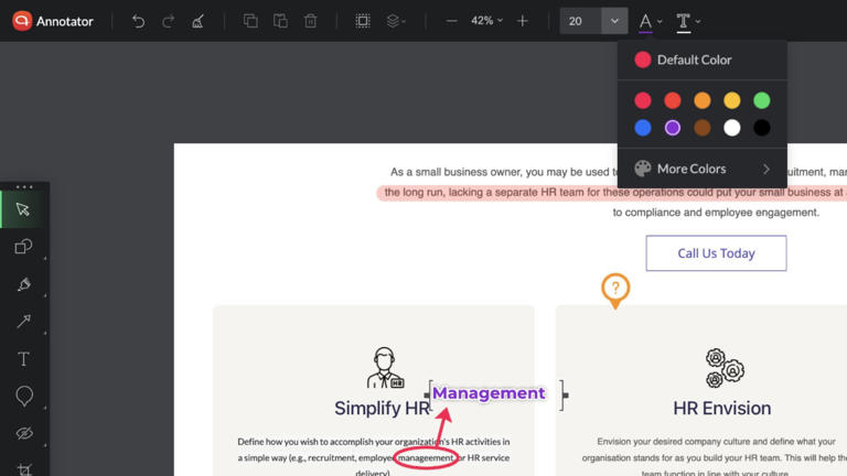 zoho annotator tool for firefox