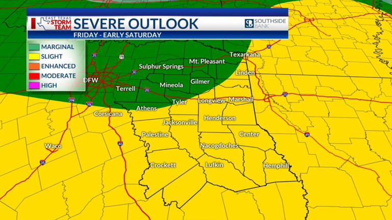 Thursday Night Forecast: Another round of storms Friday