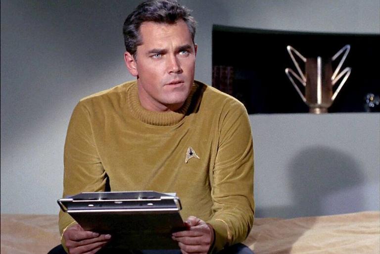 <p>The original pilot for<i> Star Trek</i>, featuring Captain Christopher Pike, was rejected by NBC. </p> <p>Leonard Nimoy's portrayal of Spock was the only character retained for the second pilot, which introduced Captain Kirk, with William Shatner as the lead role. Jeffrey Hunter played the role of Pike in the initial pilot but did not continue with the series. </p>