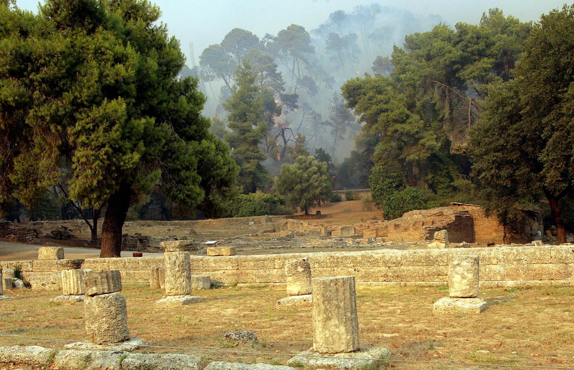 <p>Greece is packed with ancient cultural monuments, swarmed by tourists year-round. In recent years, climate change has become a growing threat to these historic landmarks. In July 2021 Olympia, the site of the first Olympic Games, was put at risk by raging wildfires that lasted for weeks. Firefighters had to stop the fires from reaching the ancient town more than once.</p>