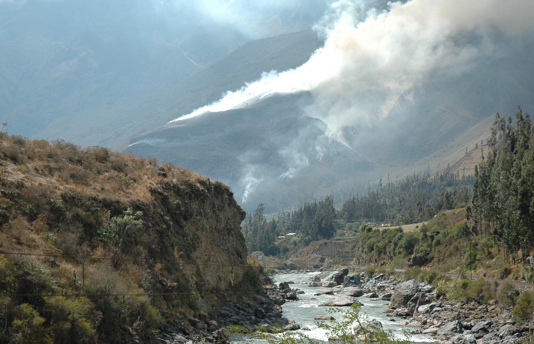 <p>Hidden deep in the Eastern Cordillera mountain ridge, Machu Picchu, Peru’s most popular tourist destination, has recently been put at risk due to wildfires. In 2021, the number of wildfires rose to 333 for the whole year – and the ancient city was threatened again by encroaching bush blazes in 2022.</p>
