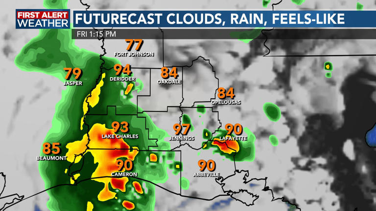 First Alert Forecast: Storms remain in the forecast Friday with heavy ...