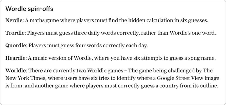Wordle vs Worldle: ‘Nearly identical’ spin-off faces legal action