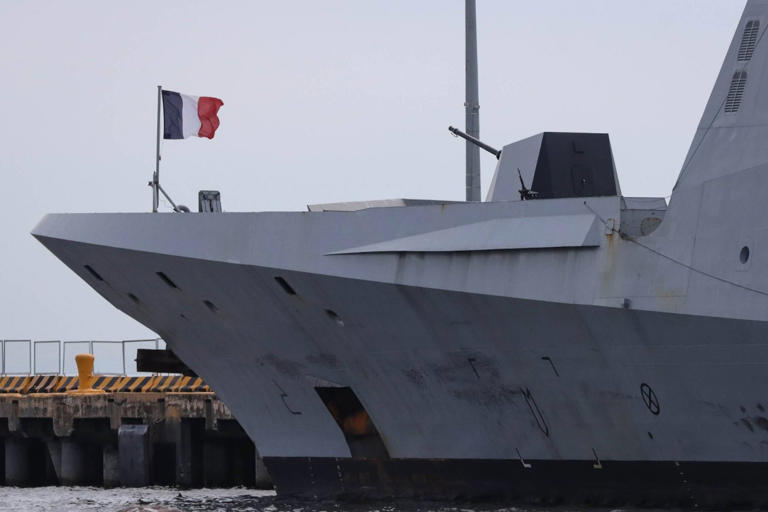 French warship on port call in Manila