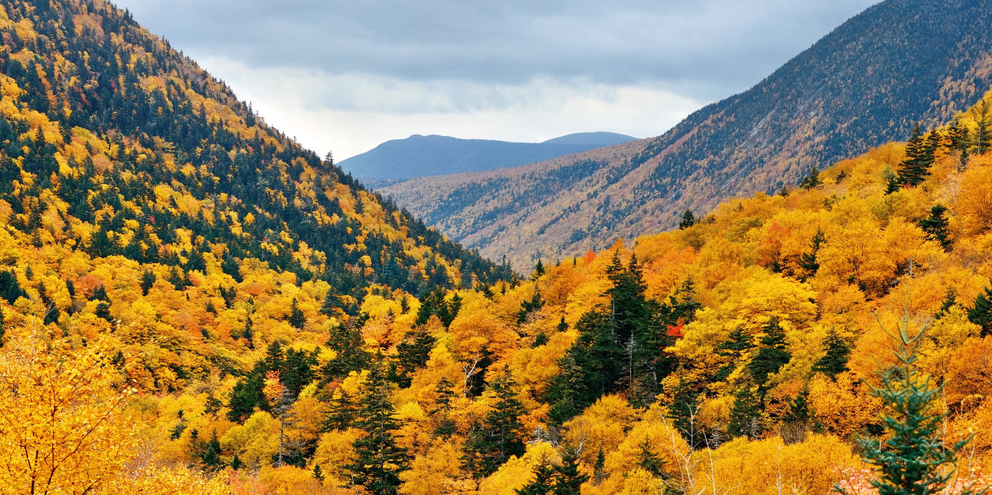 <p><strong>Average Summer Temperature</strong>: 55-75°F (13–24°C)</p><p>New Hampshire's <a href="https://www.visitwhitemountains.com/">White Mountains</a> offer a cool and refreshing escape from the summer heat. While lower elevations can still experience temperatures rising to 75 degrees, the higher you go, the chillier it will be. The highest points of the mountains stay covered in snow even until the peak of the summer.</p><p>Nature lovers can enjoy the mountains' great beauty on one of the many extensive hiking trails, including parts of the Appalachian Trail, Mount Washington, Franconia Ridge, and the Flume Gorge.</p><p>Adventure seekers can enjoy activities like zip-lining, rock climbing, and mountain biking.</p><p>You can also cool off with water activities like kayaking, canoeing, or swimming in the many lakes and rivers. Echo Lake, in Franconia Notch State Park, is a great spot for a refreshing swim or a paddle.</p>