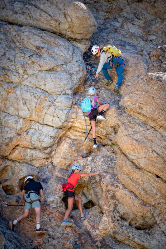 Tahoe Via Ferrata by Alpenglow Expeditions at Palisades