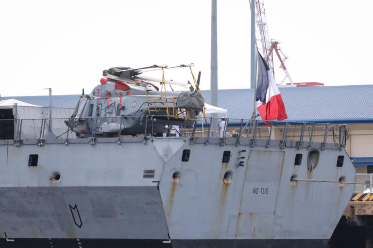 French warship on port call in Manila