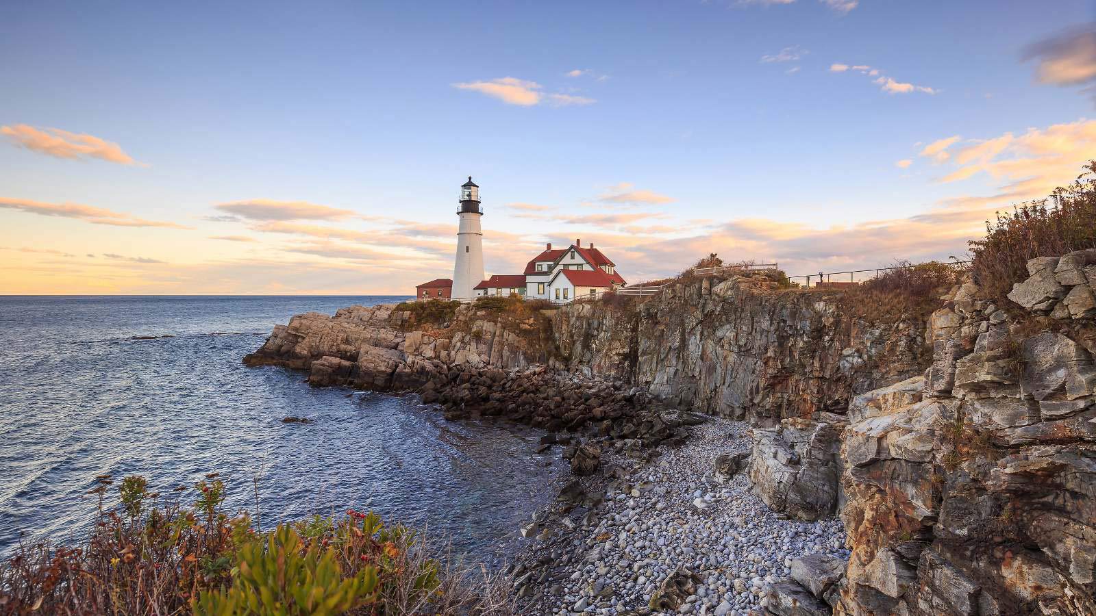 <p>The Portland Head Light is probably the most iconic lighthouse in the United States. It’s photographed all the time and appears on postcards of New England. George Washington commissioned the lighthouse in 1790 and it was designed to tower over the lightkeeper’s quarters in Fort Williams Park.</p>