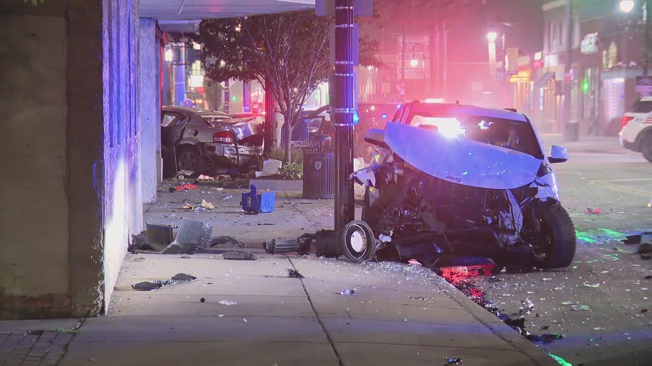 Suspected Drunk Driver Runs Red Light In Detroit, Slams Into Sedan ...