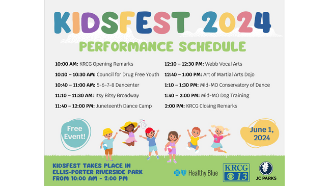 Details on Kidsfest 2024 Saturday, June 1, in Jefferson City