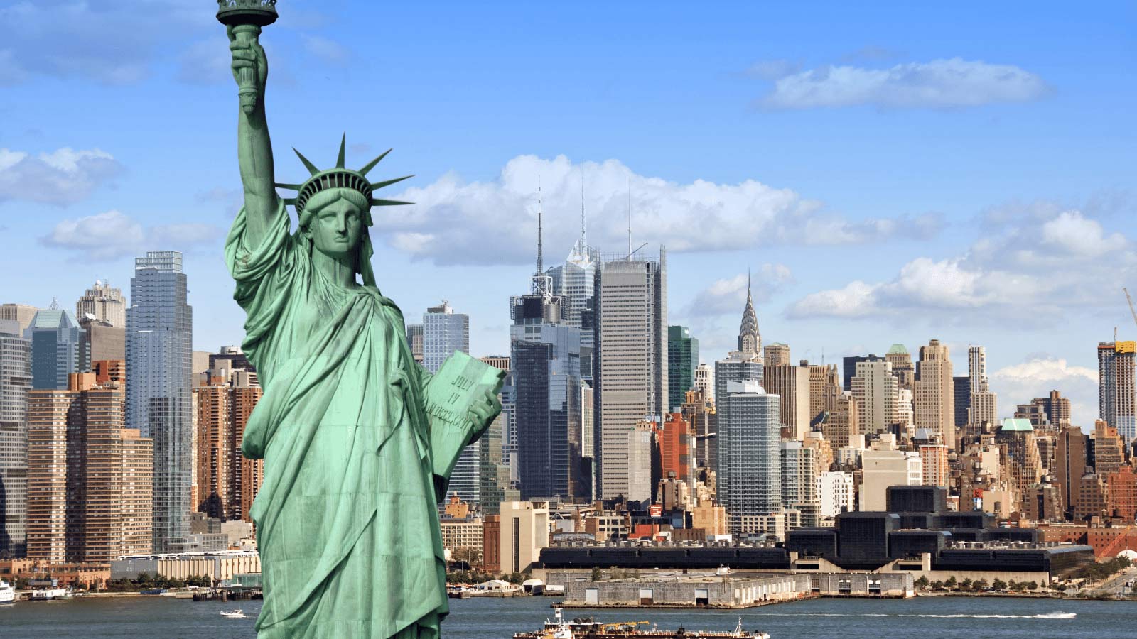 <p>The Statue of Liberty is known as a symbol of freedom and opportunity. It’s located on Liberty Island in New York Harbor and was a gift from France in 1886. Visitors can take a ferry to Liberty Island and climb to the top of the statue for a breathtaking view of the city.</p>