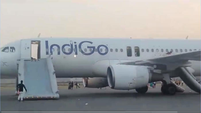 indigo flight from delhi to bagdogra returns to terminal after waiting 2 hrs on tarmac