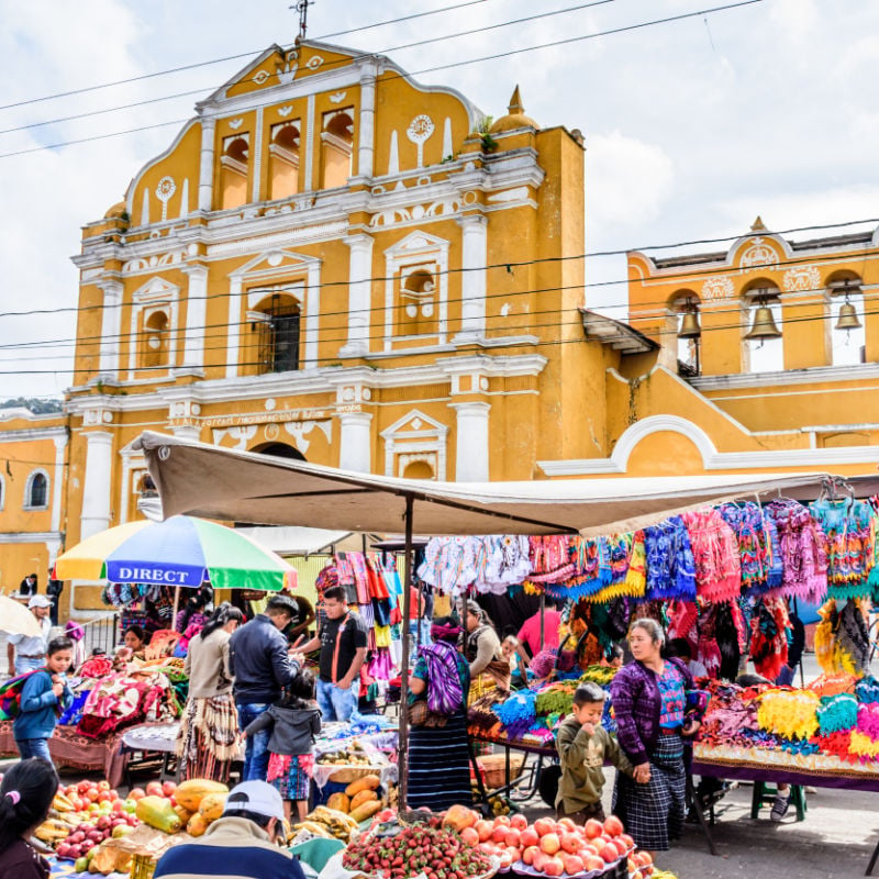 Pickpocketing isn't a <em>huge </em>concern in Guatemala (I'd say you need to <a href="https://www.traveloffpath.com/10-destinations-where-travelers-are-most-likely-to-be-pickpocketed/" rel="noreferrer noopener">worry about it more</a> in a big European city like Barcelona or Paris!) but it <em>is </em>something that happens occasionally. Some of the biggest targets for pickpockets are crowded places like markets, festivals, parades, and chicken buses. If you're in a crowd, be sure to stay vigilant and keep your belongings secured (don't leave your purse unzipped or keep your wallet in your back pocket - use common sense!)