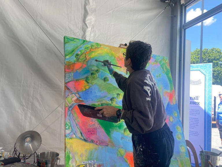 Lancaster County artist doing live painting at U.S. Women’s Open ...