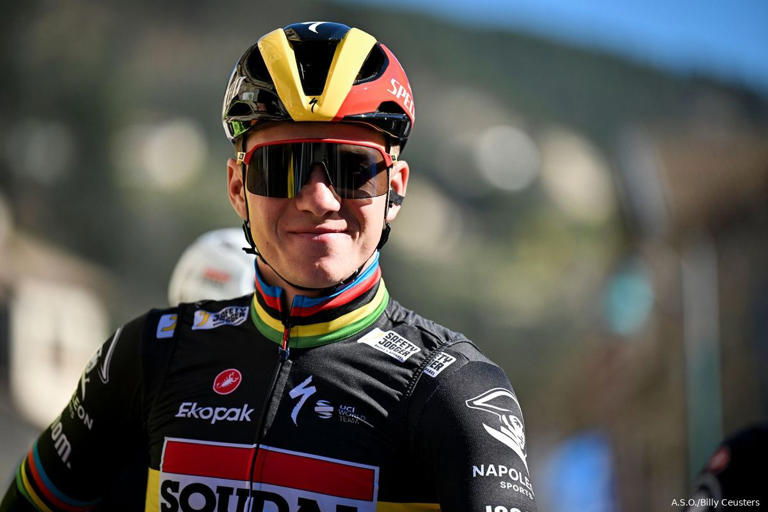 Remco Evenepoel: "In the Tour de France, all the pressure on the shoulders of UAE-Team Emirates"