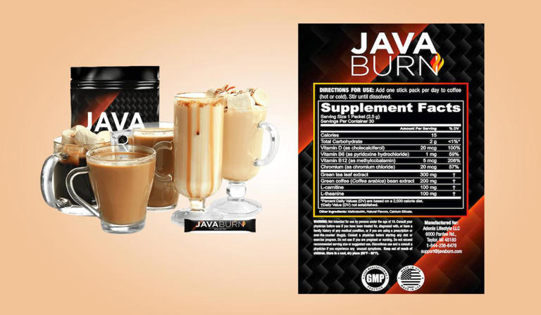 Java Burn Supplement Facts