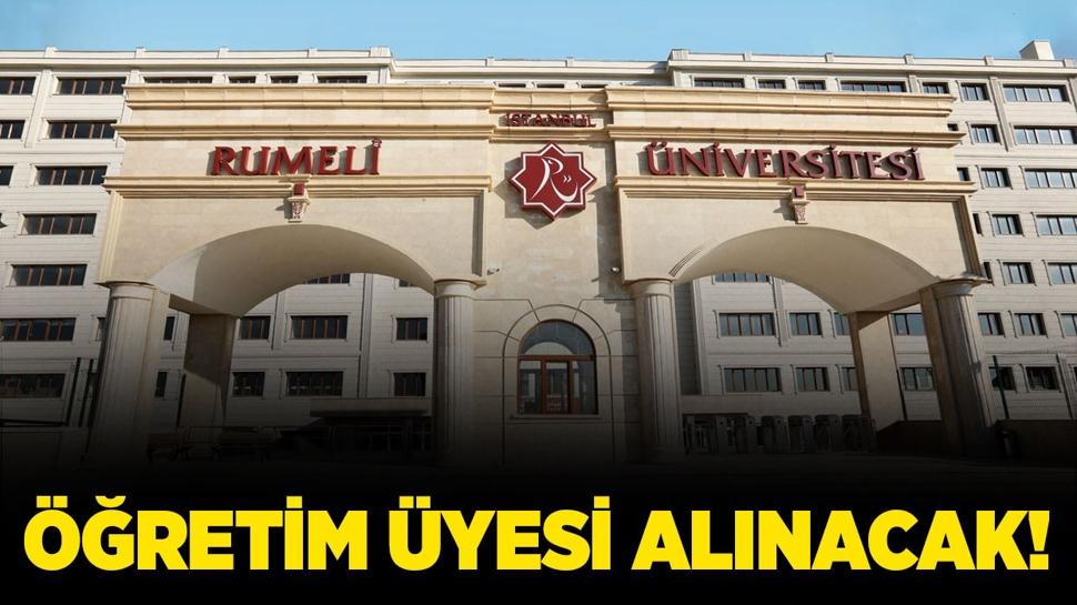 İstanbul Rumeli Üniversitesi 6 Öğretim Üyesi Alacak!