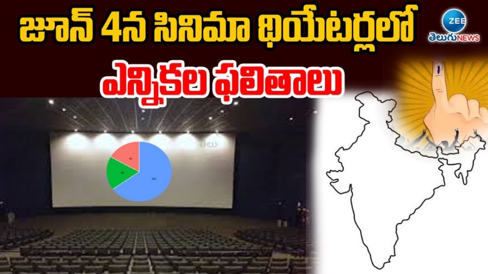 Elections Results 2024: వావ్.. సినిమా థియేటర్లలో లోక్ సభ ఎన్నికల లైవ్ ...