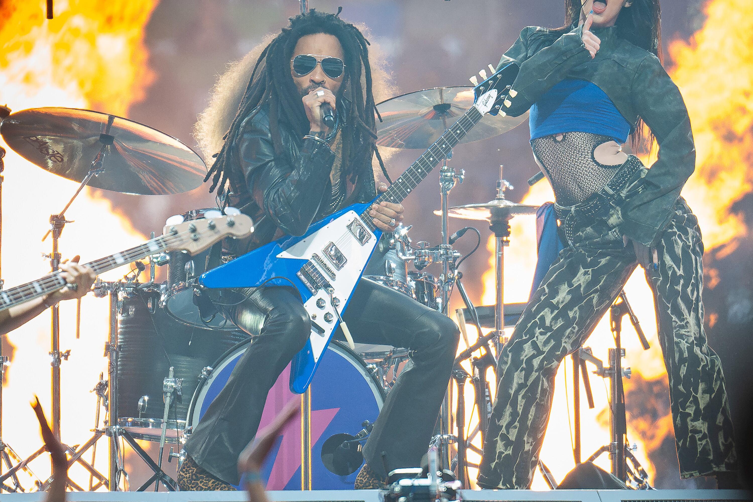 Así fue el concierto de Lenny Kravitz en la final de la Champions