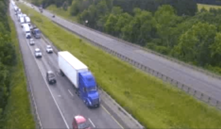 Vehicle Crash On I 81 North Causing Nearly Three Mile Backup In Roanoke