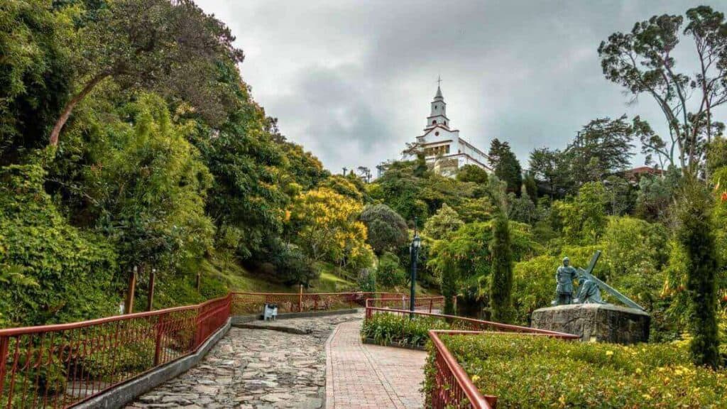 <p>Monserrate Mountain, rising 10,341 feet above sea level, is nestled in Colombia’s capital, Bogotá. At its summit lies the 17th-century <a href="https://sparknomad.com/cerro-de-monserrate-bogota/">Monserrate Monastery</a>, dedicated to El Señor Caído, a revered site in the city. Visitors can explore souvenir shops and dining spots like San Isidro and Santa Clara House, offering authentic Colombian cuisine.</p>