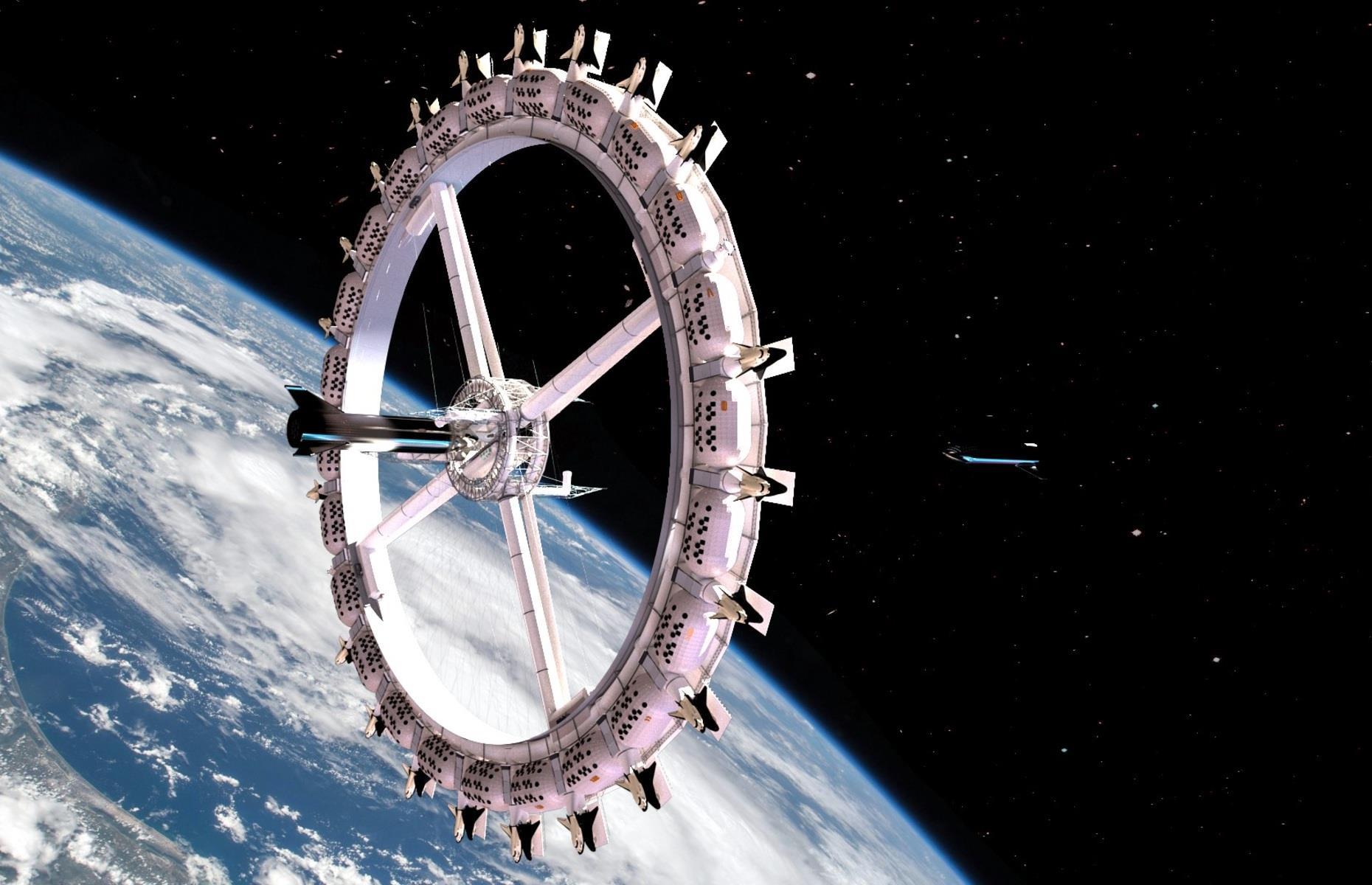 Never mind flying to distant shores for your next trip – how about catapulting yourself into space? While it might sound far-fetched, it could soon be a reality. A new space hotel, designed by space construction company Orbital Assembly Corporation, is currently being built and could soon be available for an out-of-this-world vacation. Read on to discover what it’ll look like and when the first guests will be able to check-in.