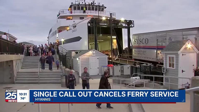 ‘Crew Shortage’: Several ferry trips to Nantucket canceled Sunday after pilot unable to work