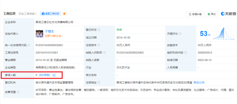 德云社有多少员工？郭德纲说一千多，为何参保人数不到二百