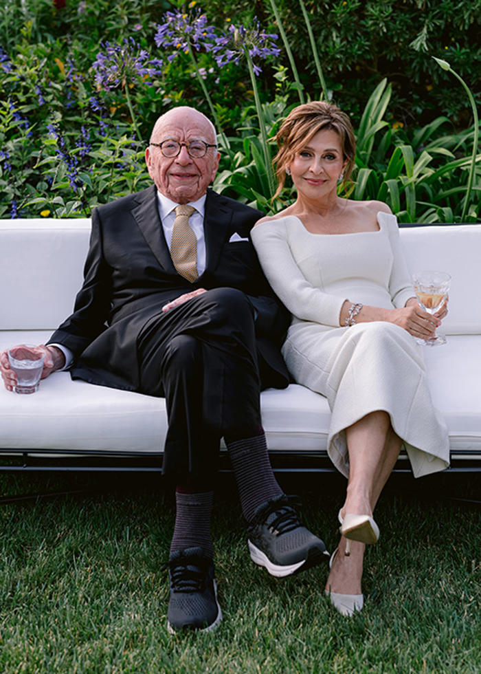 the groom wore trainers-rupert murdoch marries for the fifth time at 93