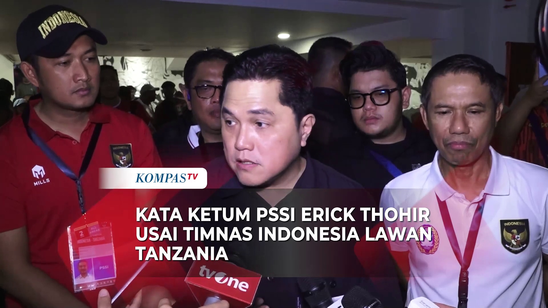 Kata Ketum PSSI Erick Thohir Usai Timnas Indonesia Imbang Lawan Tanzania