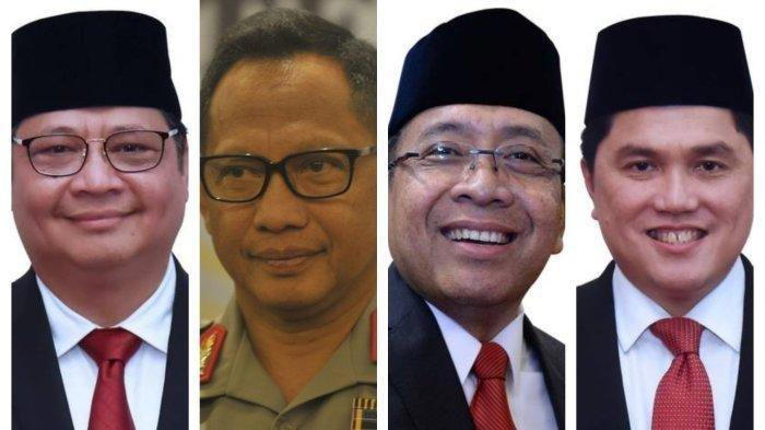 5 menteri kesayangan jokowi diprediksi masuk kabinet prabowo-gibran,zulhas hingga erick tohir