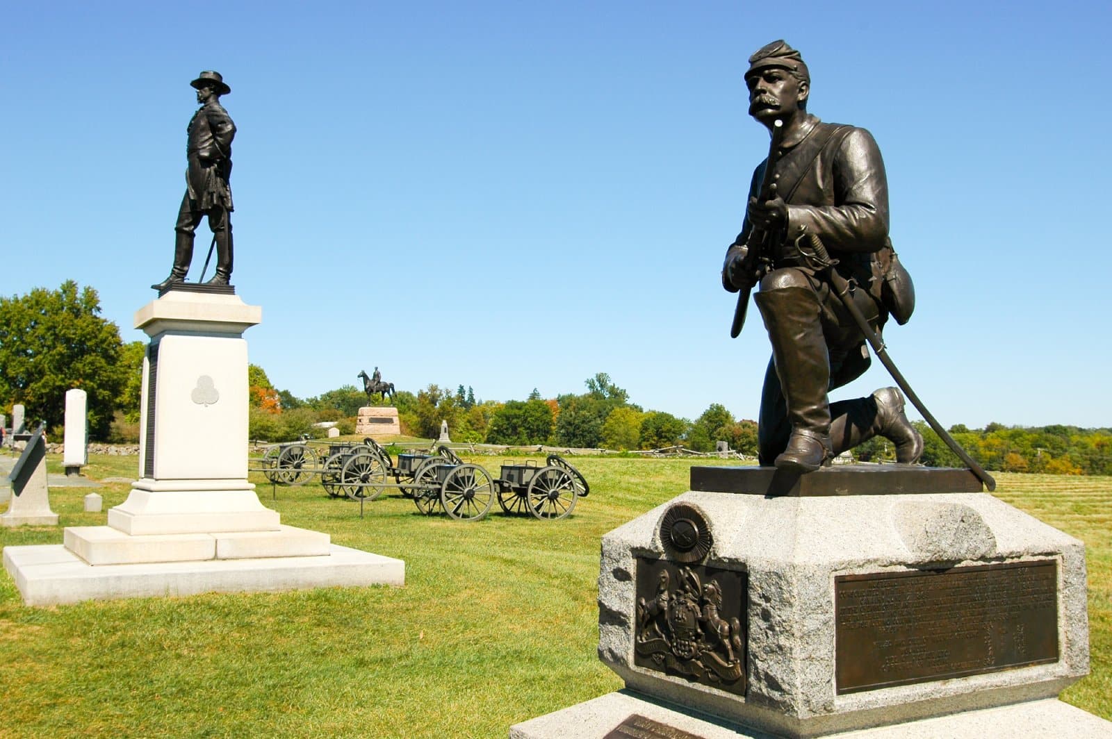 <p class="wp-caption-text">Image Credit: Shutterstock / Jeffrey M. Frank</p>  <p>The site of the Civil War’s most famous battle and President Lincoln’s iconic Gettysburg Address. Walking this vast battlefield underscores the war’s scale and its profound human cost.</p>