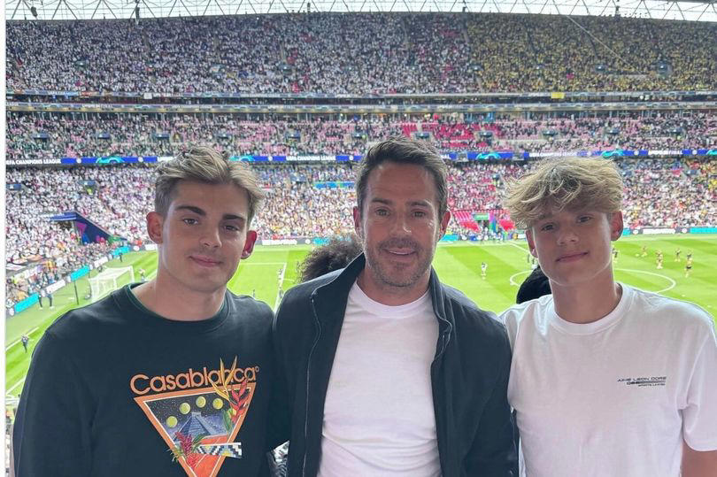 jamie redknapp sparks outrage with new photo of sons at football match