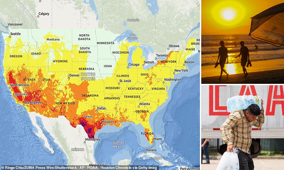 Deadly 'heat dome' will engulf parts of California and Texas tomorrow