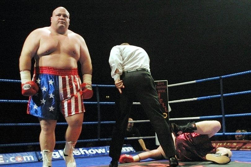 butterbean shows off astonishing body transformation after boxing legend weighed 500lbs