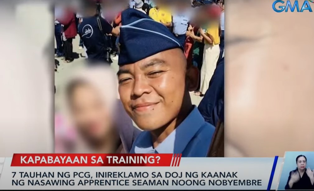 Family Of Drowned Trainee Files Complaint Vs PCG