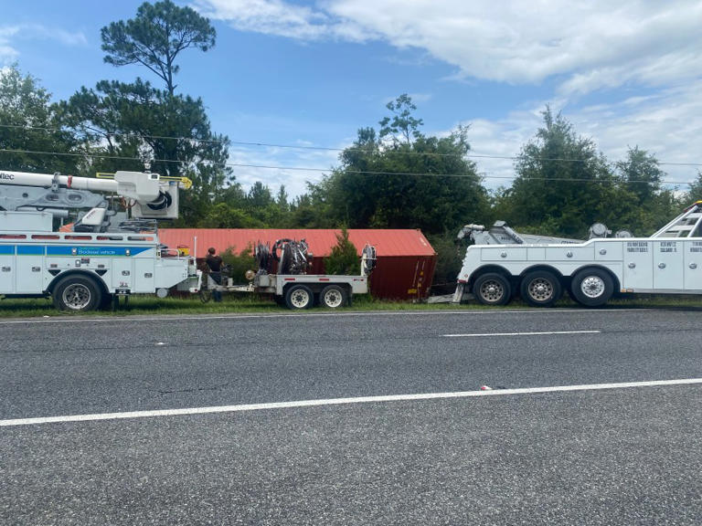 Semi Accident Backs Up Traffic On Highway 231