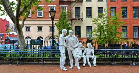 <p>This June marks the 55th anniversary of the Stonewall uprising, which kickstarted the gay rights movement in 1969. The bar where it all began has been commemorated as a <a class="Link" href="https://www.nps.gov/ston/index.htm" rel="noopener">national monument</a>, with a new visitor center debuting this summer. It’s part of a small but mighty contingent of LGBTQ heritage markers in the city, including the <a class="Link" href="https://www.nycaidsmemorial.org" rel="noopener">New York City AIDS Memorial</a>, the <a class="Link" href="https://aliceausten.org" rel="noopener">Alice Austen House</a>, and Brooklyn’s <a class="Link" href="https://parks.ny.gov/parks/155/details.aspx" rel="noopener">Marsha P. Johnson State Park</a>, which in 2020 became New York’s first state park named for an LGBTQ person. </p> <p>This Pride month, we’re taking a look at some of the other LGBTQ memorials and monuments around the globe, from celebrations of groundbreaking historical figures to more somber reminders of the persecution people in the community have faced and continue to face today. </p> <h2>Christopher Park </h2> <h3>New York City</h3>  <p>Directly across the street from <a class="Link" href="https://thestonewallinnnyc.com" rel="noopener">The Stonewall Inn</a> sits triangular <a class="Link" href="https://www.nycgovparks.org/parks/christopher-park/monuments/575" rel="noopener">Christopher Park</a>, which has become something of a pilgrimage site for those visiting the Greenwich Village neighborhood to take in its gay heritage sites. The centerpiece is a work called <i>Gay Liberation</i>, which was created by American sculptor George Segal in 1980; it depicts a pair of men and a pair of women cast in bronze and painted white. It’s considered the first piece of public art dedicated to the gay-rights movement, and when it was commissioned in 1979 to mark the 10th anniversary of the Stonewall uprising, it came with a few rules from the patrons: The artwork needed to have equal representation of men and women and “had to be loving and caring and show the affection that is the hallmark of gay people.”</p>