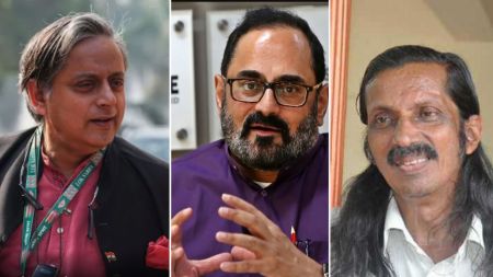 Shashi Tharoor Vs Rajeev Chandrasekhar, Thiruvananthapuram Election ...