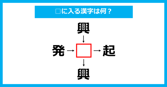 【漢字穴埋めクイズ】□に入る漢字は何？（第1890問）