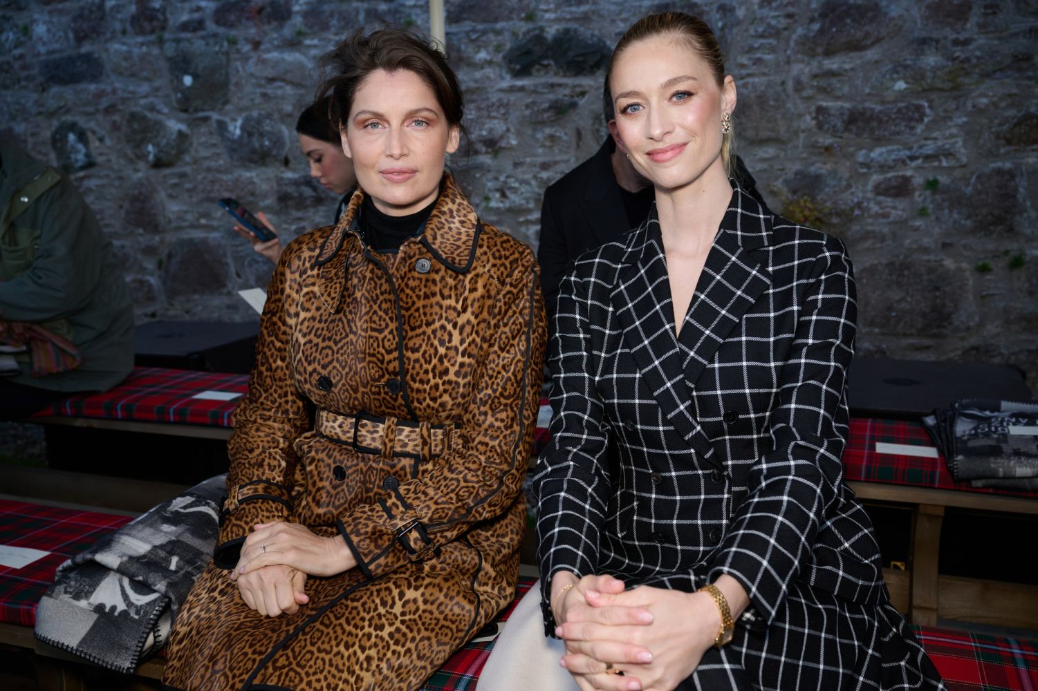 <p>Laetitia Casta and Beatrice Borromeo at the Dior Cruise 2025 Show</p>
