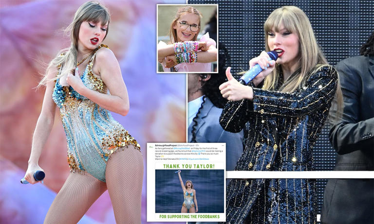 Taylor Swift's generosity: Popstar donates to Edinburgh food bank