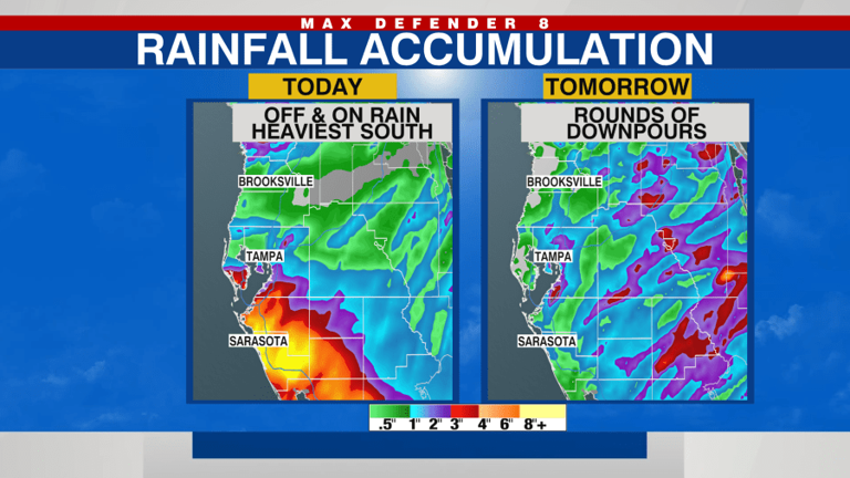 LIVE RADAR: Much-needed rain returns across Tampa Bay