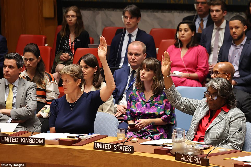 UN Security Council Passes Resolution Backing Biden's Gaza Ceasefire