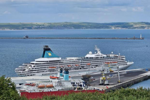 Cruise ship named by Princess Diana calls into Portland Port