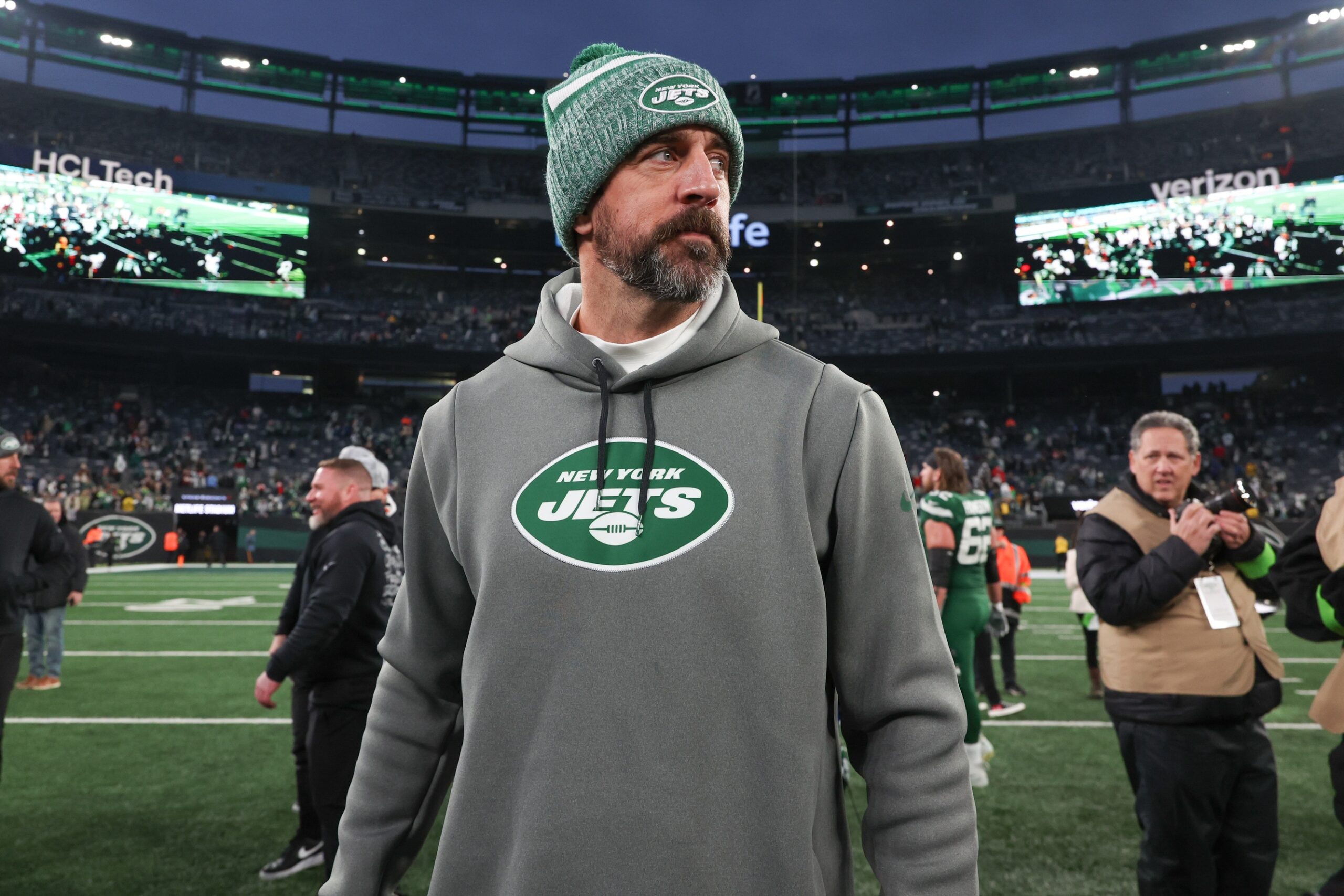 Jets List Aaron Rodgers With Unexcused Absence From Mandatory Minicamp