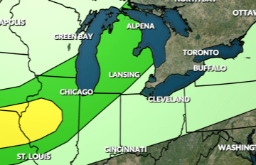 Marginal Risk For Severe Weather Thursday