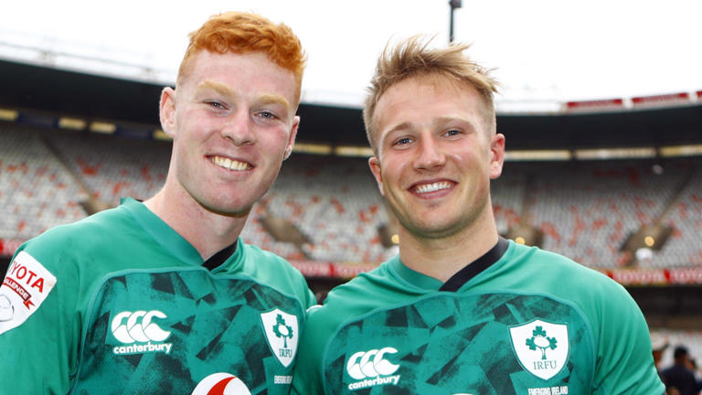 Ulster's Nathan Doak and Stewart Moore were part of the Emerging Ireland squad in 2022