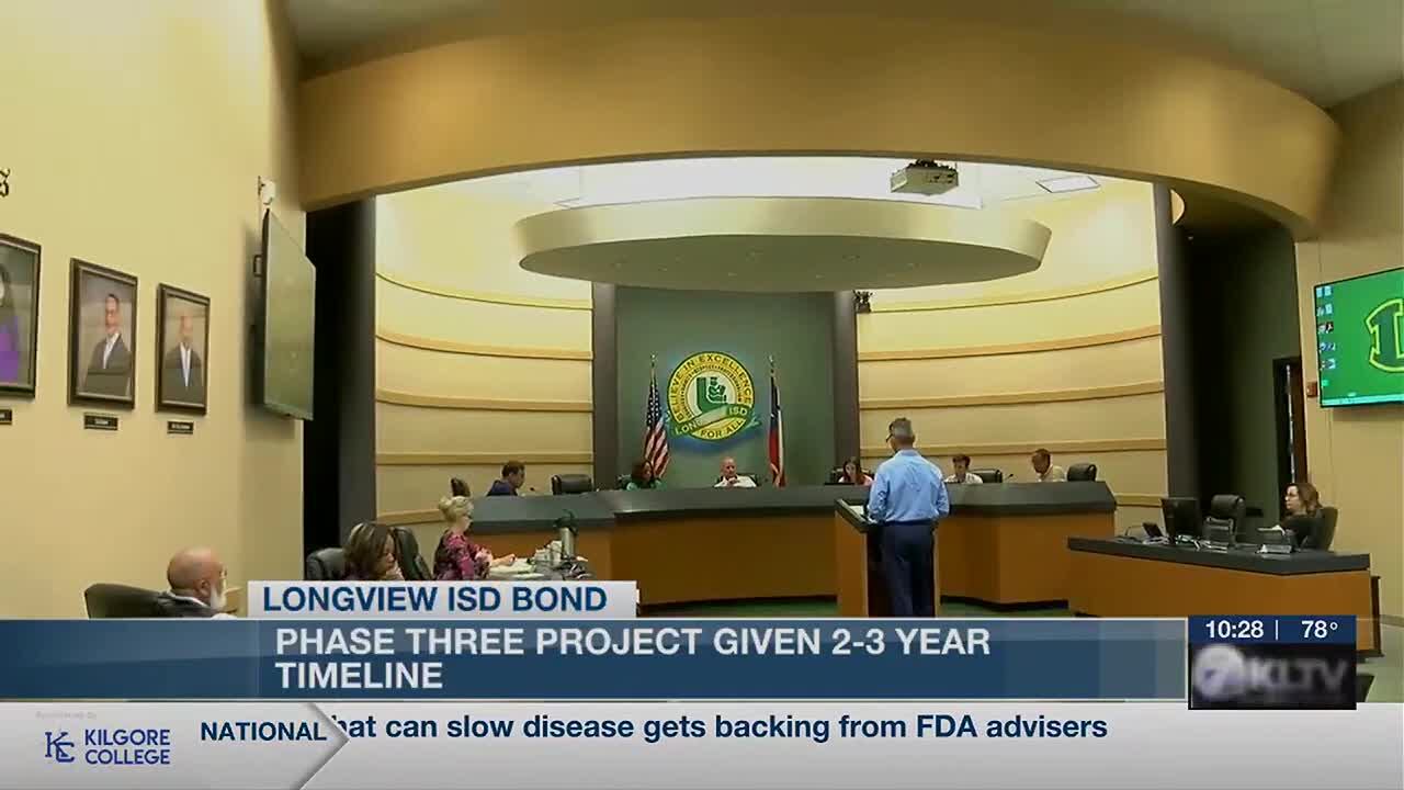 Longview ISD Board Of Trustees Given Tentative 36-month Timeline For ...