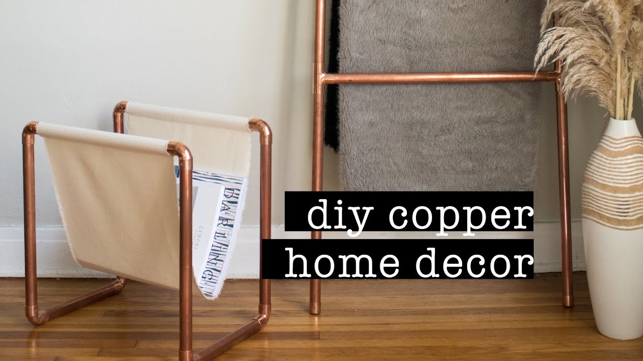 Copper ladder and magazine rack ideas that cut costs